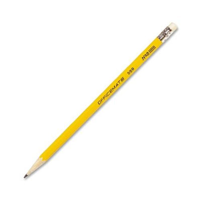 Officemate 66520 No. 2 Economy Woodcase Pencil, HB, Dozen