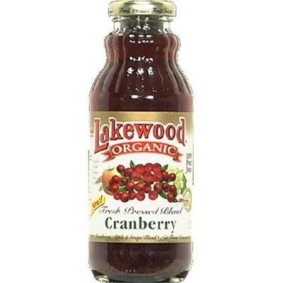 Lakewood Organic Cranberry Blend Juice 12. 5 Oz - -Pack of 12