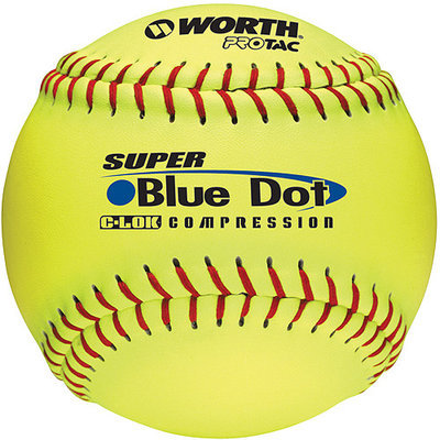Worth Sports Yellow PRO TAC Ball - 1 dz, 12 in.