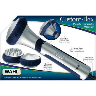 Wahl - Custom Flex Therapeutic Massager - Silver/blue