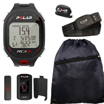 Polar 90042164 RCX3M GPS in Black with Cinch Bag