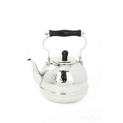 Old Dutch 618 Hammered Teakettle with Wood Handle 2 Qt.