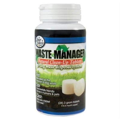 Four Paws Waste Manager Natural Clean-Up Tablets