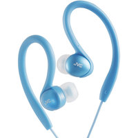 Victor Company Of Japan, Limited JVC Inner-Ear Sports Clip Headphones-Blue - HAEBX5AN