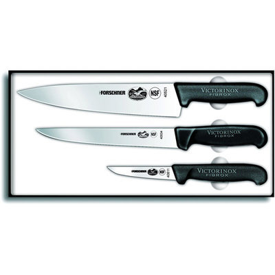 Victorinox Four Piece Utility Set Red Nylon Handles