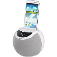 GPX ICB103W Wl Digital Fm Radio Perp Bluetooth Clock Radio White