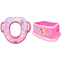 Disney - Princess Soft Potty and Step Stool