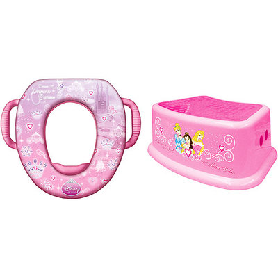 Disney - Princess Soft Potty and Step Stool