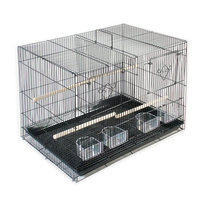 Prevue Pet Products Divided Flight Cage - Black