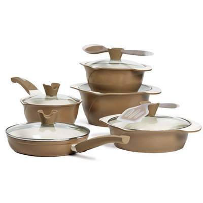 Anna Boiardi 12-pc. Nonstick Cast-Aluminum Cookware Set