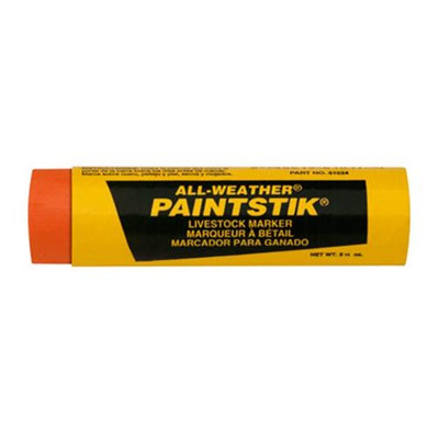 Laco Industries Inc La-co Industries All-weather Paintstik Orange Pack Of 12 - 61024