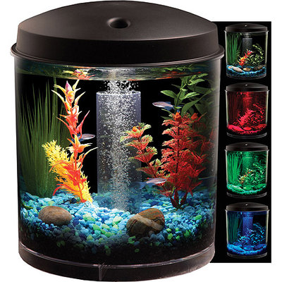 Tominaga TOM Aquaview Cylinder LED Aquarium Kit 2 gal