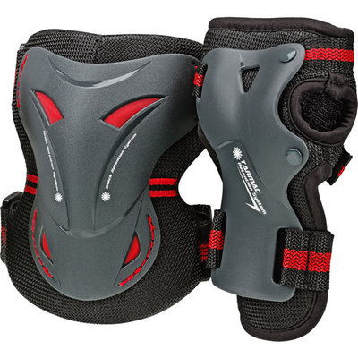Roller Derby Skate Corp. Tarmac Knee and Wrist Guards Combo Pack, Youth