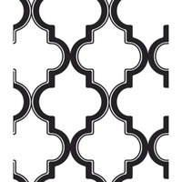Devine Color Cable Stitch Wallpaper - Black & White