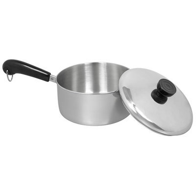 Revere 2000 Line 2-Quart Covered Saucepan, Stainless Steel