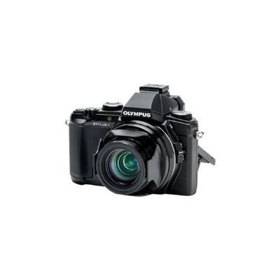 Olympus Stylus 1s Digital Camera, 12MP, 10.7x Optical Zoom, 1080p Full HD Video, Wi-Fi, Black
