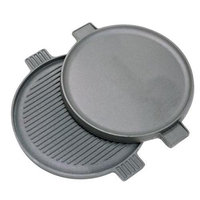 Bayou Classic 14-inch Cast Iron Reversible Round Griddle