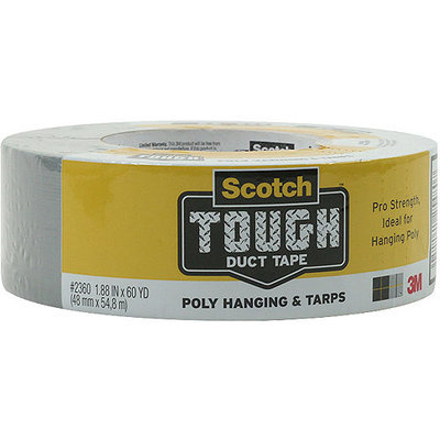 Scotch Tough Poly Hanging & Tarps Duct Tape - 60 Yards
