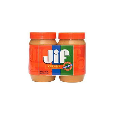 Jif® Creamy Peanut Butter - 2 jars - 40 oz. each