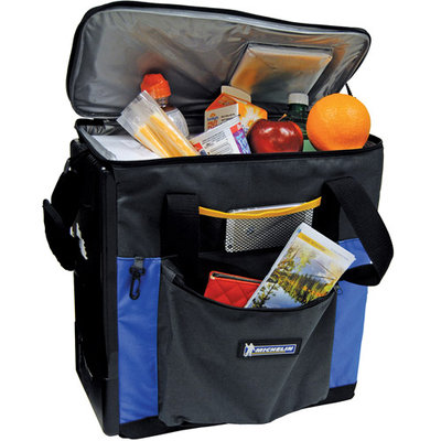 Koolatron P14-M Michelin Hybrid Cooler with Solid-state Thermoelectric 12 Volt Cooling and Warming Technology in Blue and