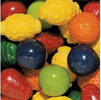 Dubble Bubble Seedling Fruit Gumballs - 850 ct.