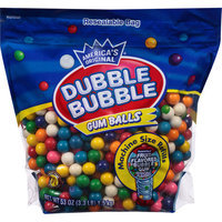 Double Bubble Dubble Bubble Assorted Fruit Flavored Gum Balls