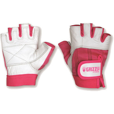 Grizzly Fitness Pink Ribbon Awareness Training Gloves, XS