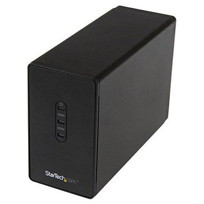 Startech.com Dual-bay 2.5in Hard Drive Enclosure - USB 3.0 To Sata Iii 6gbps With Raid - Serial Ata/600 Controller - 2 X Total Bays - USB 3.0 - 0, 1, Jbod, Concatenation Raid Levels (s252bu33r)