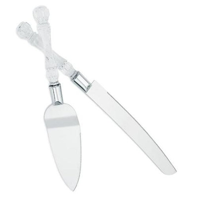 Weddingstar 1900 Diamond Clear Acrylic Cake Serving Set