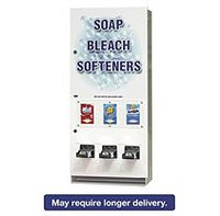 Vend-Rite Coin-Operated Soap Vender, 3-Column, Metal