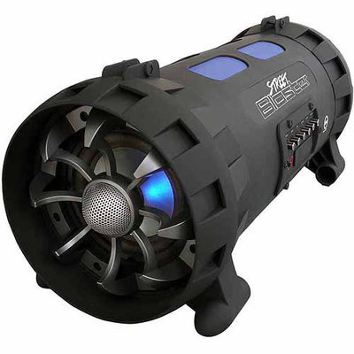 Pyle Audio PyleSports - Pyle Street Blaster 1000 Watt Rugged & Portable Bluetooth Wireless BoomBox with NFC, Built-in Amplifier, Rechargeable Battery, AUX-input, Mic and G