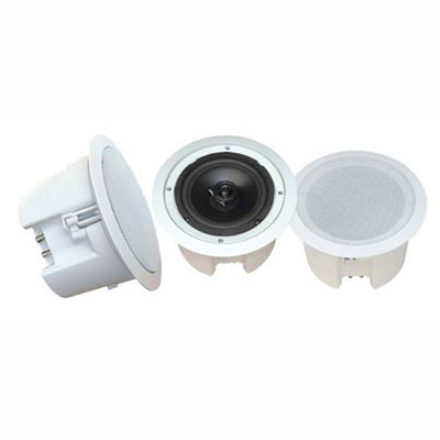PyleHome PDPC82 8 in. In-Ceiling 2-Way Flush Mount Enclosure Speaker System