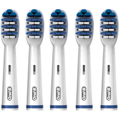 Oral-B EB30-5 Replacement Brush Head - Removes Up-to 4X More Plaque - 5 Pack