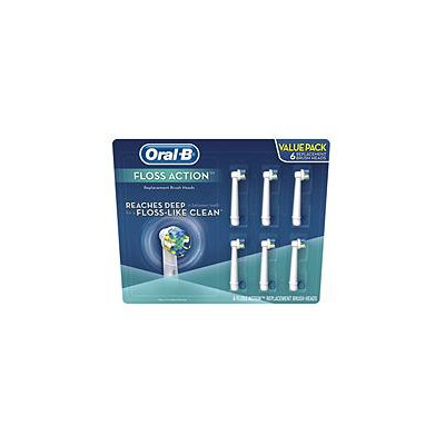 Oral-B Replacement Brush Heads, Floss Action (6 ct.)