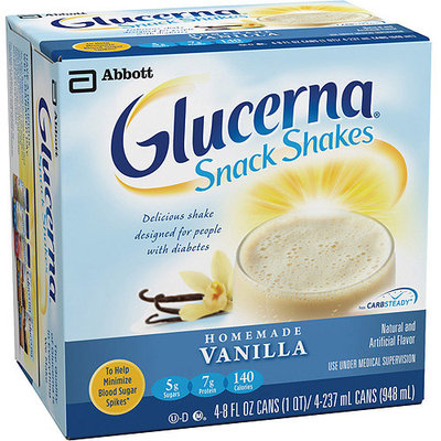 Glucerna Snack Shake, Homemade Vanilla (pack Of 16)