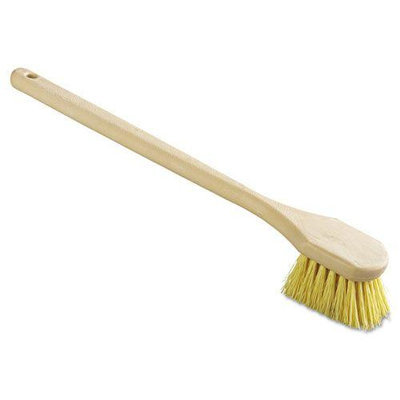 Boardwalk Utility Brush, Polypropylene Fill, 20 Long, Tan Handle