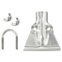 Boardwalk BWK120 Steel Metal Handle Braces Small Fits 18