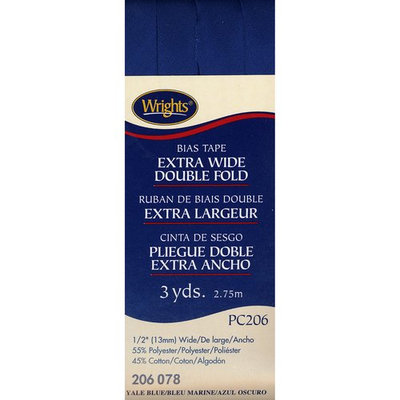 Double Fold Bias Tape 1/2 3 Yards-Yale