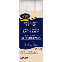 Soft & Easy Hem Tape 1/2 3 Yards-White