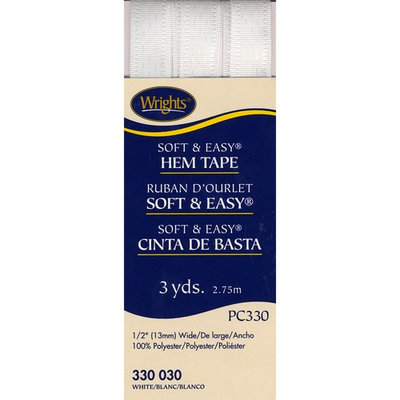Soft & Easy Hem Tape 1/2 3 Yards-White