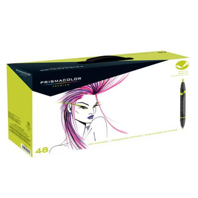 Prismacolor SN1773302 48-Color Double Ended Brush Markers Set