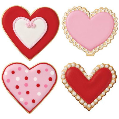 Notions Marketing Cookie Cutter Set 4 Pieces-Heart