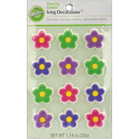 Wilton DANCING DAISY EDIBLE ICING DECORATION Cake Party