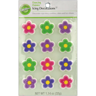 Wilton DANCING DAISY EDIBLE ICING DECORATION Cake Party