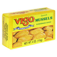 Vigo Industries Vigo Spanish Mussels In Marinade Sauce, 4 oz, - Pack of 10