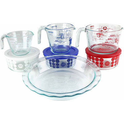 World Kitchen Pyrex 10-Piece Glass Prep, Bake and Store 100 Year Limited Edition Centennial Set