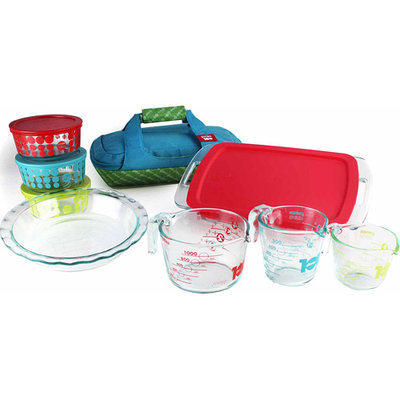 World Kitchen Pyrex 100 Year Limited Edition 14-piece Ultimate Glass Prep, Bake and Store Set