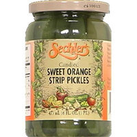 Kehe Distributors SECHLERS 8749 SECHLERS PICKLE CANDIED SWT ORNG STRIP - Pack of 6 - 16 OZ