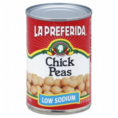 KeHe Distributors 99824 LA PREFERIDA BEAN PEA CHICK LOW SODIUM - Case of 12 - 15 OZ