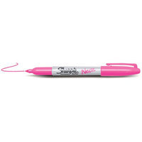 Sanford 1860444 Neon Permanent Markers Neon Pink Dozen